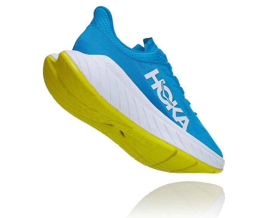 Tenis Hoka One One Hombre Azules/Blancos - Carbon X 2 - CZGM98047